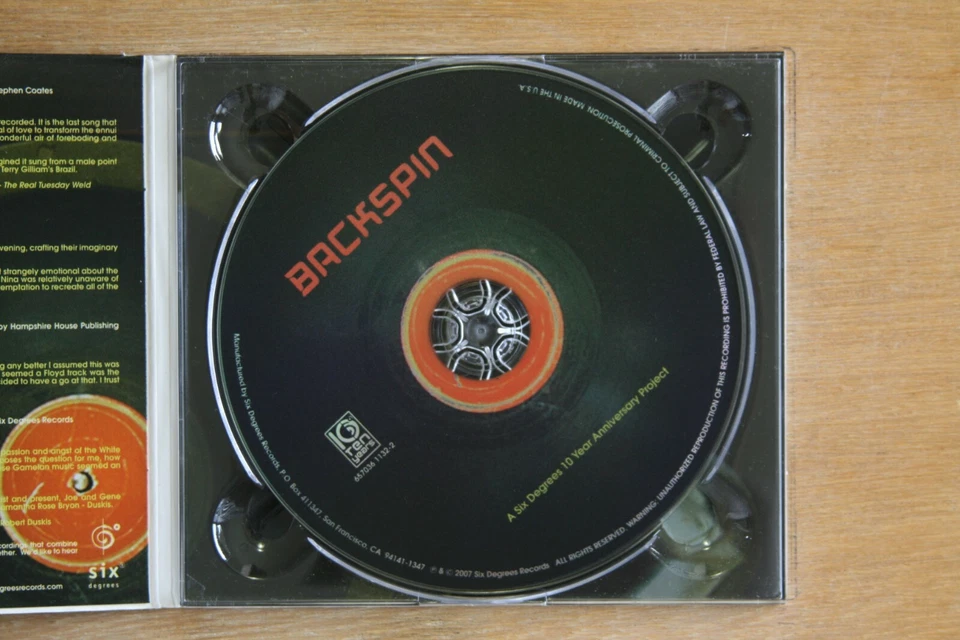 Backspin: A Six Degrees Ten Year Anniversary Project (Box C791) - image 2 of 3