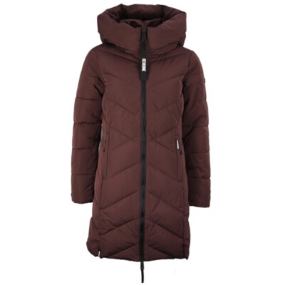 Khujo Damen Jacke Mantel Darka rot 1206CO243 628 burgundy red