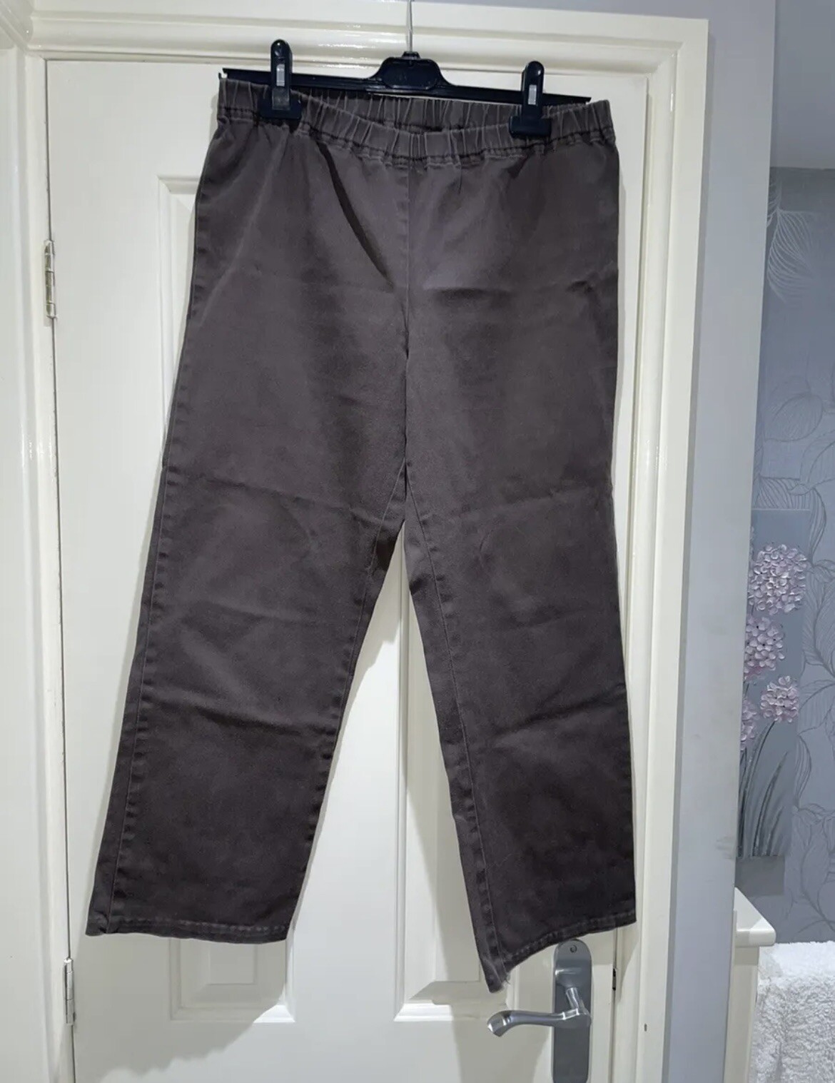 Cotton Traders Brown Stretch Waist Straight Leg Jeggings Jeans