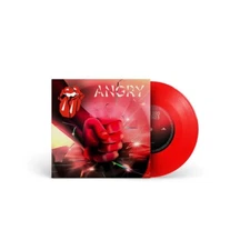 the rolling stones angry from the hackney diamonds album on red vinyl new