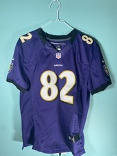 NFL Baltimore Ravens Torrey Smith 82 On Field Purple Jersey Youth Size 2XL