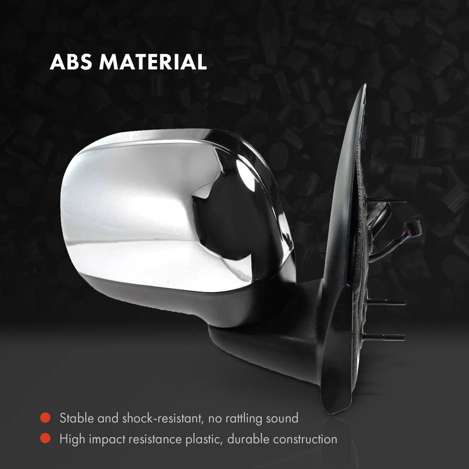 Espejo retrovisor eléctrico derecho plegable eléctrico cromado térmico para Chrysler Aspen 2007-2009 Foto 3 de 4