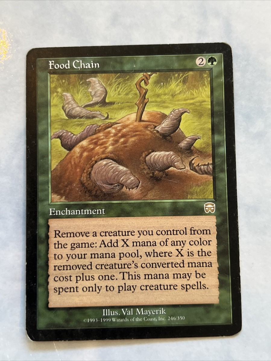 MTG Food Chain Mercadian Masques 246/350 Rare LP Light Play