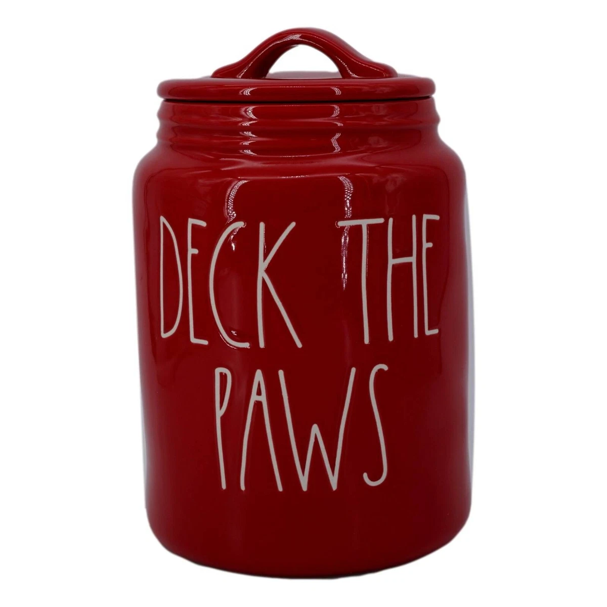 Rae dunn dog treats canister sales