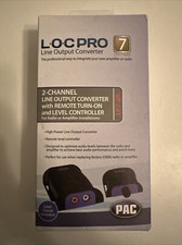 PAC LP7-2R 2-CHANNEL LINE OUTPUT CONVERTER - Remote Turn On and Level Controller