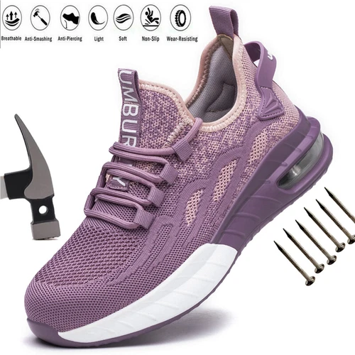 Scarpe da Lavoro Donna Antinfortunistiche Acciaio Punta Traspiranti - Foto 9 di 24