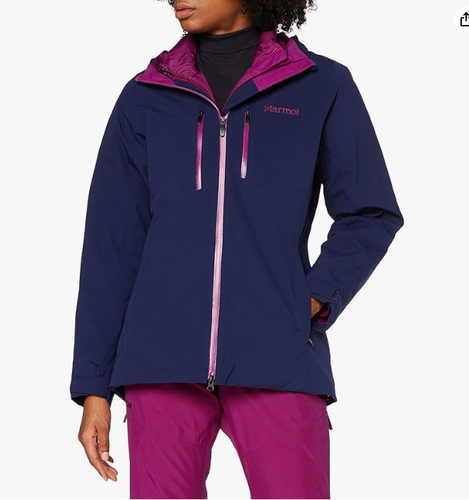 Marmot Women's Featherless Comp 3-in-1 Jacket Arctic Navy XL/TG $350 - Picture 6 of 15