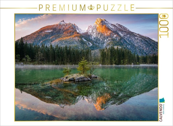Calvendo Puzzle Hintersee Am Morgen | 1000 Teile Lege-GrößE 64 × 48 Cm Foto-Puzz-image