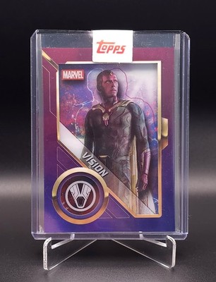 Rare Topps Marvel Vision Avengers  Shadow Box AS-13   