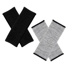 2 Pairs Thin Skin Durable Arm Guards for Gardening Welding and Kitchen