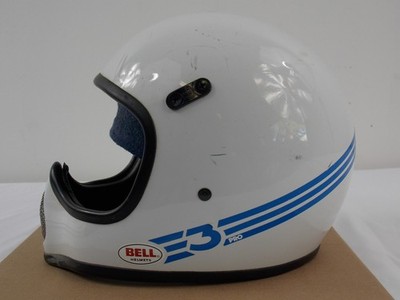 BELL MOTO 3 PRO Motorcycle Helmet Vintage 1980s 57cm 7 1/8'' size