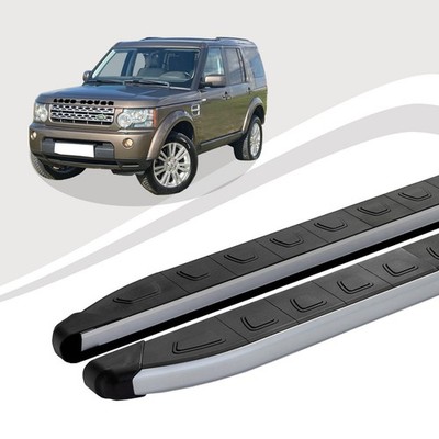 Trittbretter passend für Land Rover Discovery 4 ab Baujahr 2009-2017 DOLU Silber