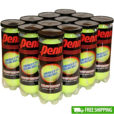 Extra Duty Tennis Balls Practice USTA Approved Durable High Performance 12 Cans