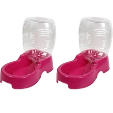 Greenbrier Kennel Club Plastic Water Dispensing Bowls 1 Quart 2PK. BRAND NEW