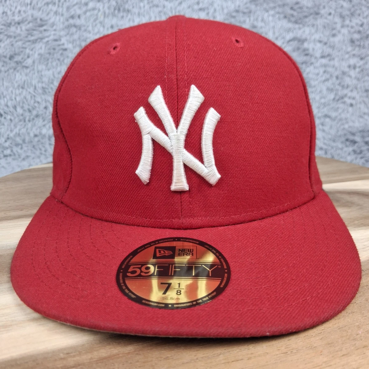 New York Yankees Red MLB Fan Apparel & Souvenirs 7 1/8 Size for
