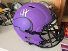 Minnesota Vikings Football Helmet Purple Signed Original Beckett Authenticated