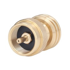 Small Tank Valve Adapter Brass Gas Refill Converter For Camping BBQ