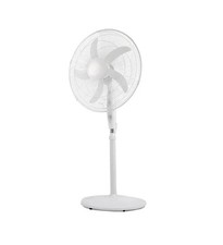 Countryside Pedestal Fan 16in 3-speed Adjustable Oscillating Cool White Floor