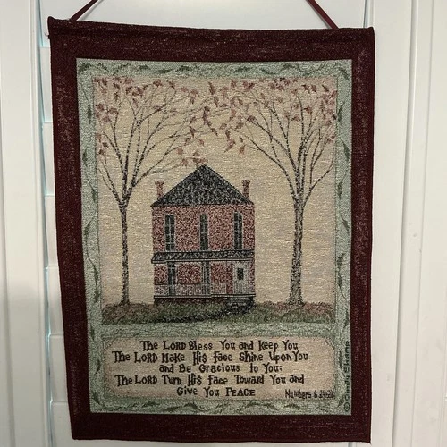 Cindy Shamp Wall Tapestry - The Lord Bless You & Keep You - Bible Numbers 6:24