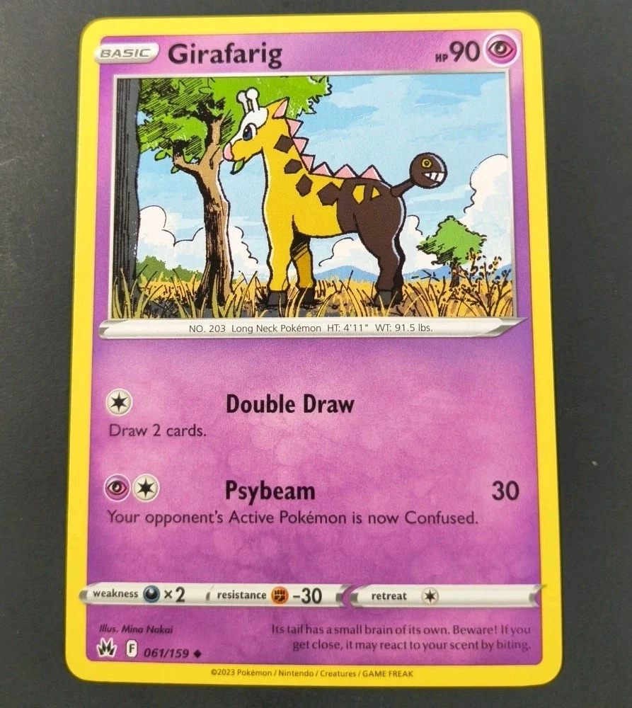 girafarig pokemon card EX Dragon 16 Girafarig CGC 8.5 - Subgrades main image 0