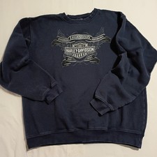 VTG Harley-Davidson Motor Cycles Large Sweatshirt MADE IN THE USA Crew Neck
