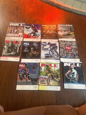 Pull BMX Magazine Lot of 11 Issues USA BMX Racing Motocross Freestyle Assorted