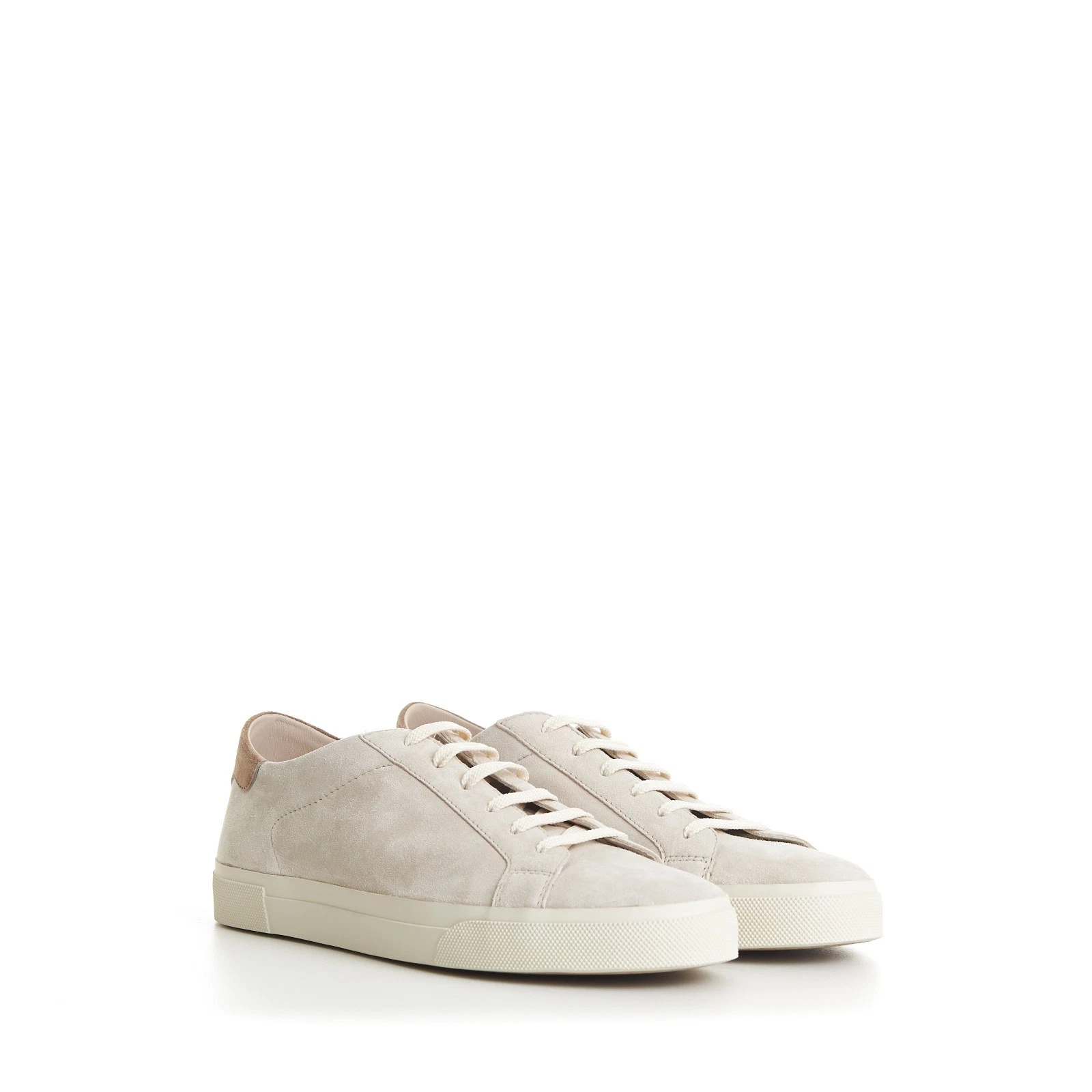 Brunello Cucinelli — BRUNELLO CUCINELLI 1200$ Off White Suede Sneakers - Low Top, Lace Up