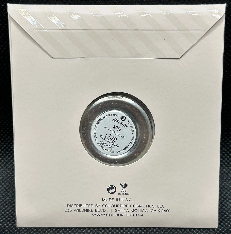 ColourPop Cosmetics HERE KITTY KITTY Pressed Powder Face Highlighter Bronzer NEW - Image 2 of 4
