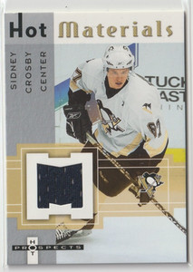 2005-06 Upper Deck Fleer Hot Prospects Sidney Crosby Hot Materials Rookie Jersey