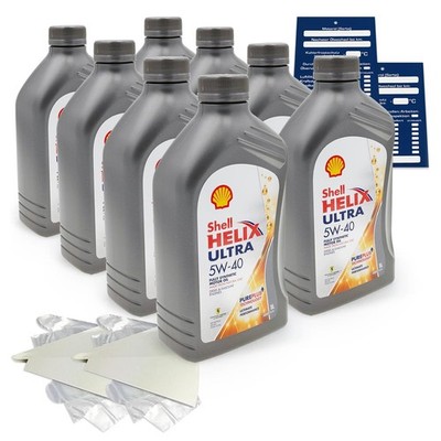 8 Liter original Shell Helix Ultra Diesel 5W40 Motoröl 5011987031791 226.5 229.5