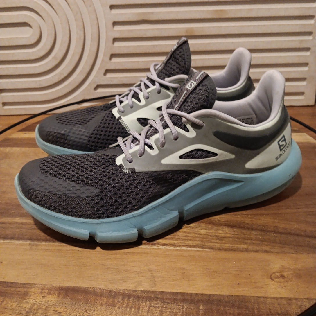 Scarpe da trail running Salomon Predict mod grigie donna taglia 8 5