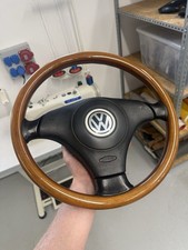 Vw Golf Mk4 Gti R32 Wood Steering Wheel Passat B5 Nardi Audi