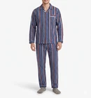 Mens FLANNELETTE PYJAMA Set Sleepwear Soft 100% Cotton PJs Two Piece Pajamas in