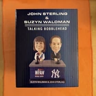 John Sterling Suzyn Waldman TALKING BOBBLEHEAD SGA NY Yankees WFAN MLB - NEW