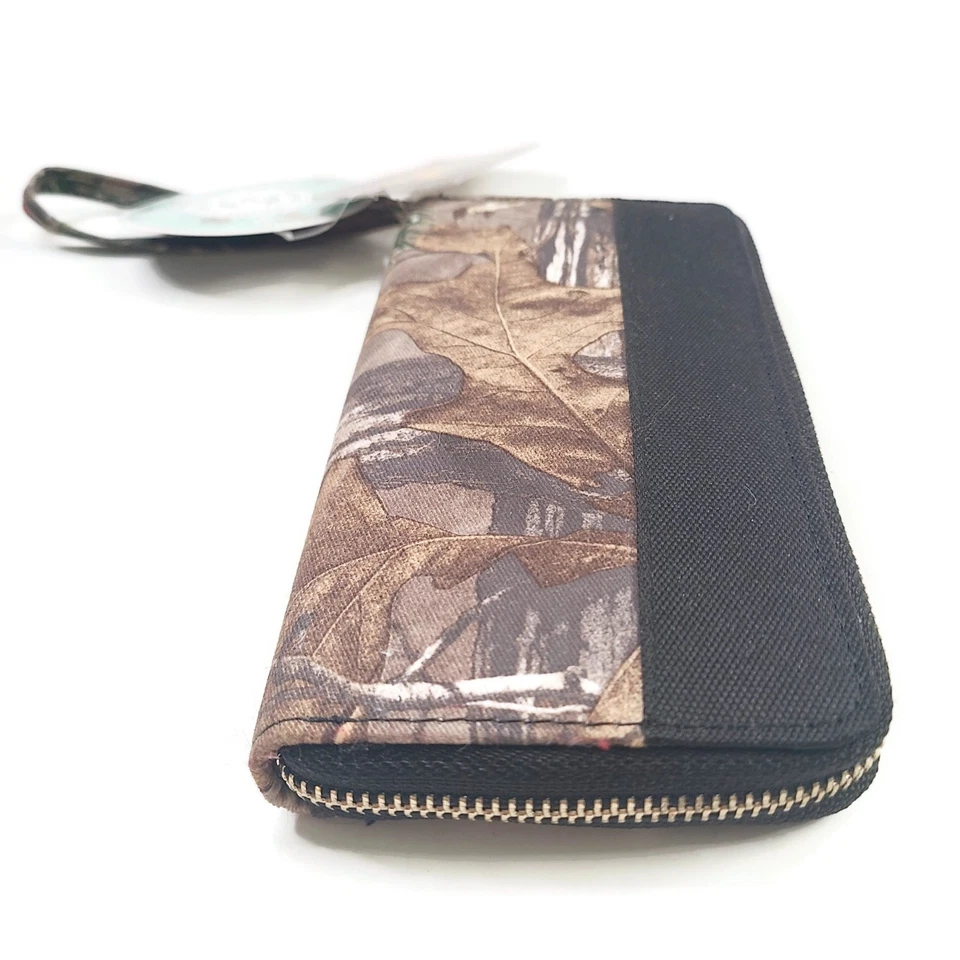 [NUEVO] [NUEVO CON ETIQUETAS] RealTree Mujer Camuflaje Bolso sin asas Cartera Camuflaje Negro Cierre con Cremallera Foto 3 de 4