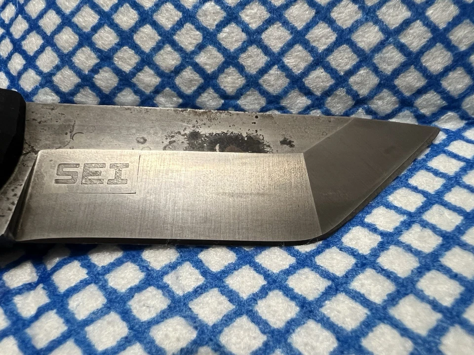 Cuchillo de caballo de batalla 2 plumas SEI mini tac Edc EE. UU. Sei Foto 4 de 4