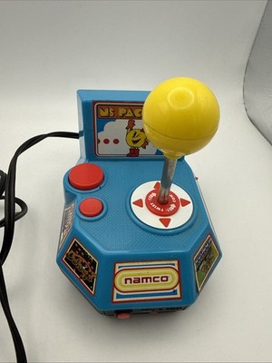 Namco Ms. Pac-Man 5-in-1 TV Plug N Play Arcade Games Joystick Tested /working