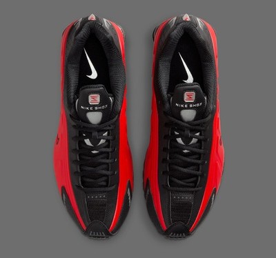 Nike Shox R4 Shoes University Red Black HQ1988-600 Men's Sizes NEW