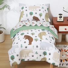 Toddler Bedding Set, Toddler Bed Comforter Sets for Girls, Toddler Bed Set, Fore