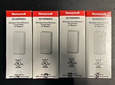👍 Lot Of (4) Honeywell 5816WMWH Wireless Door Window Transmitter Home Security