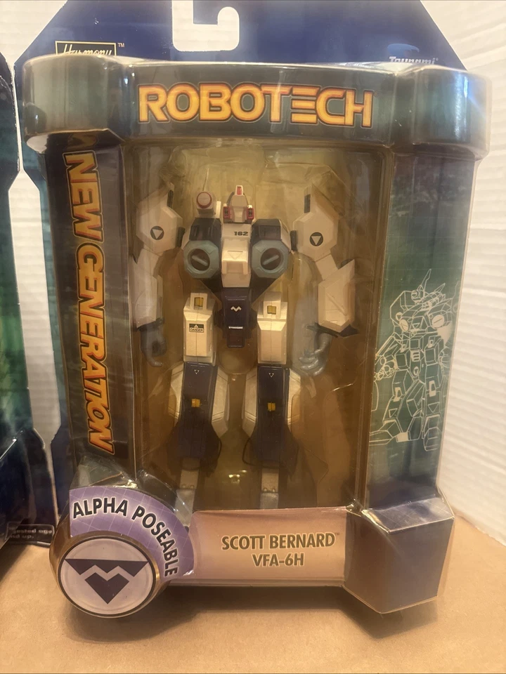 Toynami Robotech Alpha Fighter 2003 Nuevo en caja Shadow Fighter + Scott Bernard Lote de 2 Foto 3 de 4