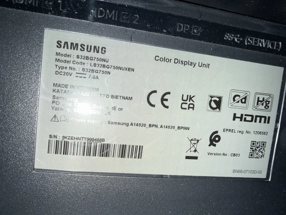 Samsung Odyssey Neo G7 S32BG750NU 4K UHD – 32 Zoll – Top Zustand – OVP - Bild 4 von 4