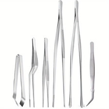 Stainless Steel Kitchen Tweezers Set, Professional Chef Tweezers, Cooking Tweeze