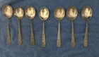 7 S. Kirk & Son Sterling Silver  Cream Soup Spoons