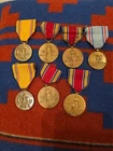 LOT (7) UNITED STATES NAVY MILITARY WW2 MEDALS