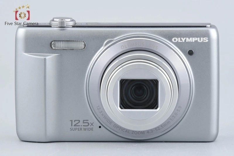 Olympus Stylus VR-370 Silver 16.0 MP Digital Camera w/ Box [Very Good] - Image 4 of 4