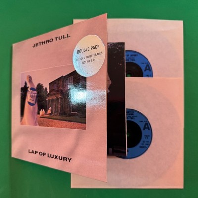 Jethro Tull - Lap Of Luxury - GATEFOLD 2x7'' Vinyl, 1984 Chrysalis TULL 1 - Mint