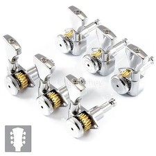 Hipshot 6K2GL0C Guitar Tuner Upgrade Kit 3 3 Grip-Lock Open-Gear 3x3 - CHROME