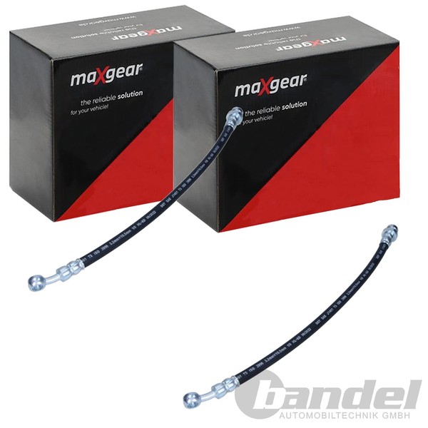 2X Maxgear BremsschlÄUche Hinten Hinten Links Rechts Passend FÜR Hyundai Tucson-image
