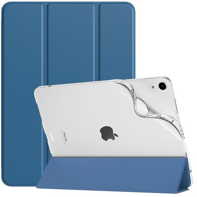 FINTIE Custodia per iPad Air 11 Pollici M3/M2 (2025/2024), iPad Air 5a/4a Gen 10,9 (2022/2020) con Portapenne - Multi-angolo Trasparente Cover